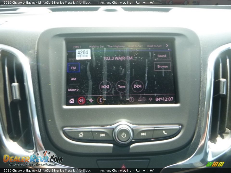 2020 Chevrolet Equinox LT AWD Silver Ice Metallic / Jet Black Photo #15
