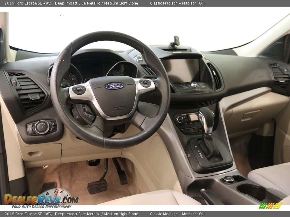 2016 Ford Escape SE 4WD Deep Impact Blue Metallic / Medium Light Stone Photo #6