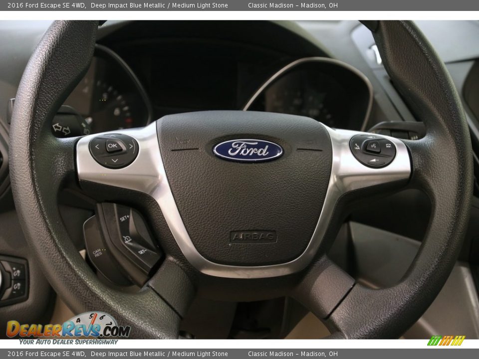 2016 Ford Escape SE 4WD Deep Impact Blue Metallic / Medium Light Stone Photo #7
