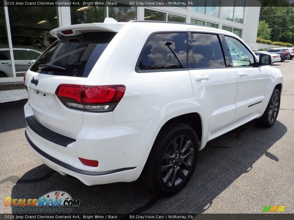 2019 Jeep Grand Cherokee Overland 4x4 Bright White / Black Photo #3