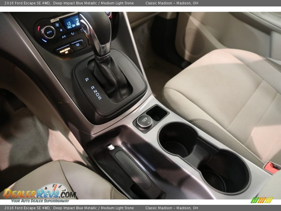 2016 Ford Escape SE 4WD Deep Impact Blue Metallic / Medium Light Stone Photo #13
