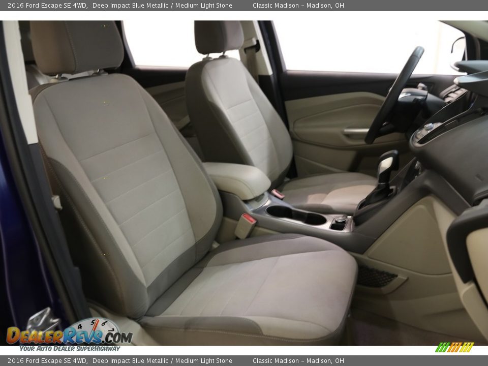 2016 Ford Escape SE 4WD Deep Impact Blue Metallic / Medium Light Stone Photo #14
