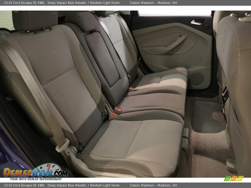 2016 Ford Escape SE 4WD Deep Impact Blue Metallic / Medium Light Stone Photo #15
