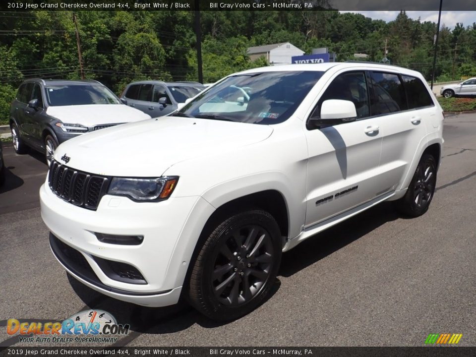 2019 Jeep Grand Cherokee Overland 4x4 Bright White / Black Photo #8