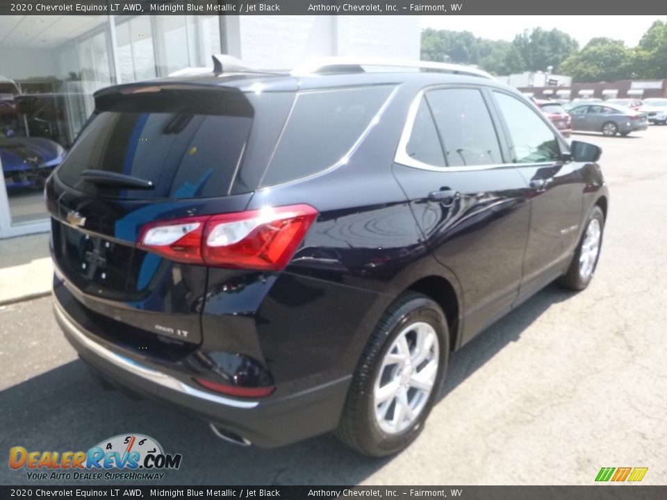2020 Chevrolet Equinox LT AWD Midnight Blue Metallic / Jet Black Photo #4