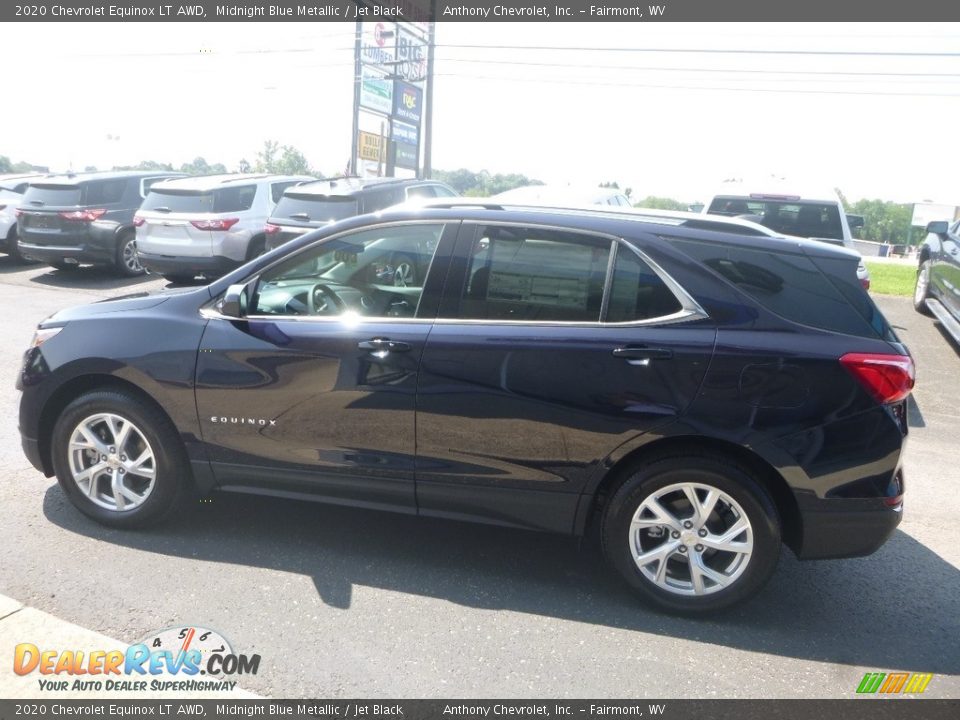 2020 Chevrolet Equinox LT AWD Midnight Blue Metallic / Jet Black Photo #7