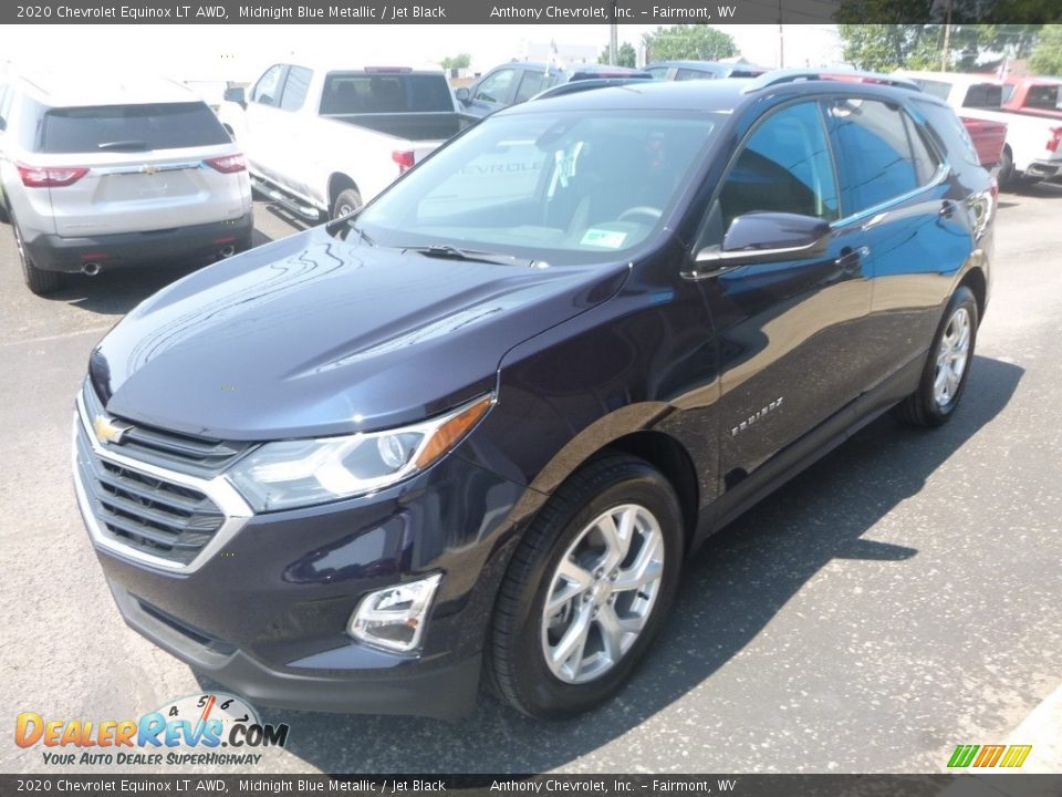 2020 Chevrolet Equinox LT AWD Midnight Blue Metallic / Jet Black Photo #8