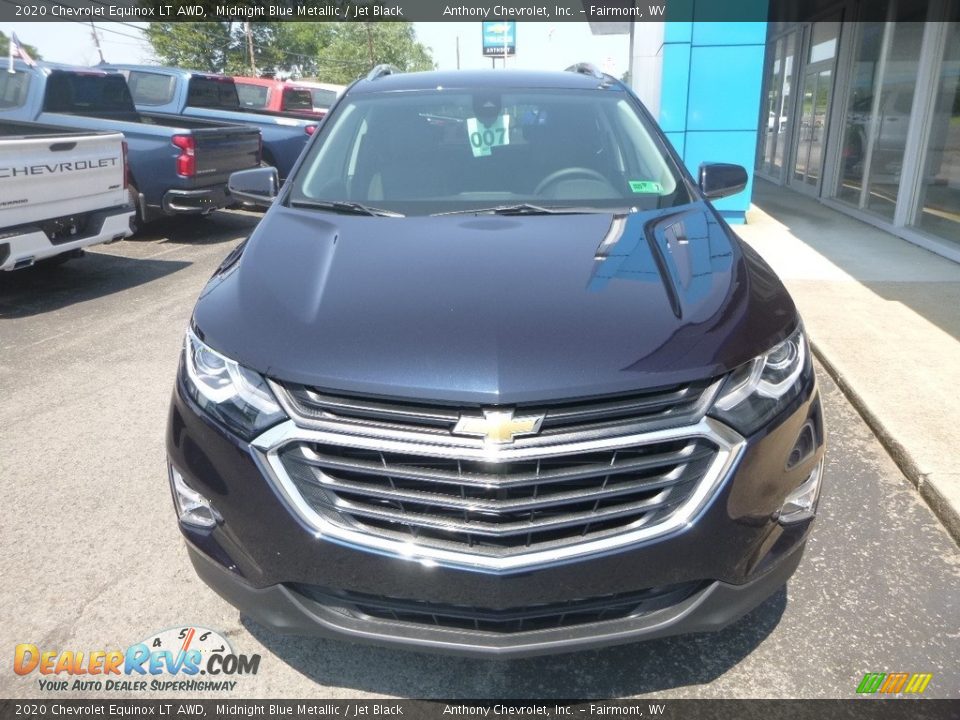 2020 Chevrolet Equinox LT AWD Midnight Blue Metallic / Jet Black Photo #9
