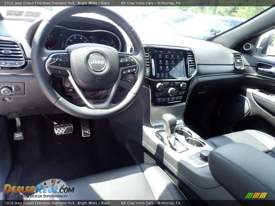 2019 Jeep Grand Cherokee Overland 4x4 Bright White / Black Photo #17