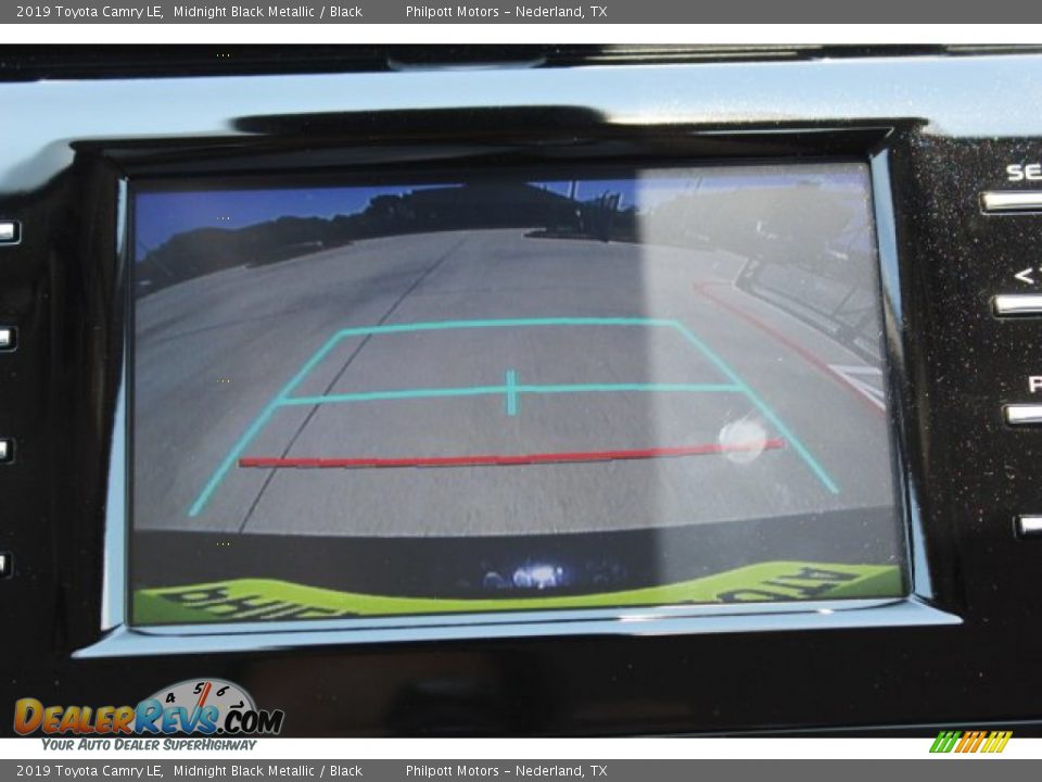 2019 Toyota Camry LE Midnight Black Metallic / Black Photo #18