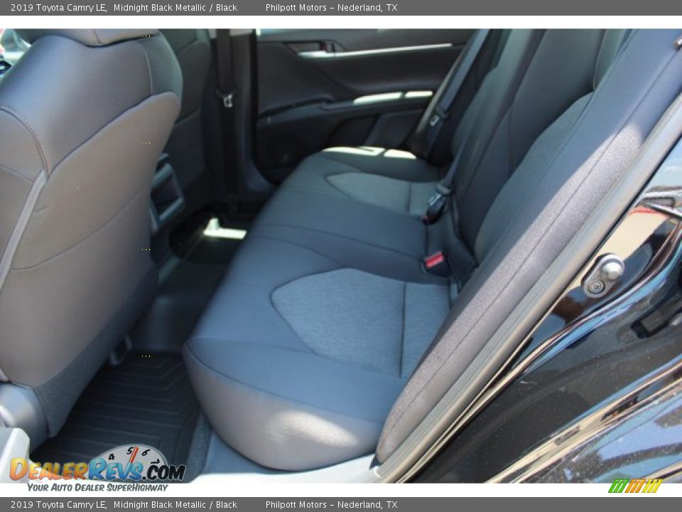 2019 Toyota Camry LE Midnight Black Metallic / Black Photo #20