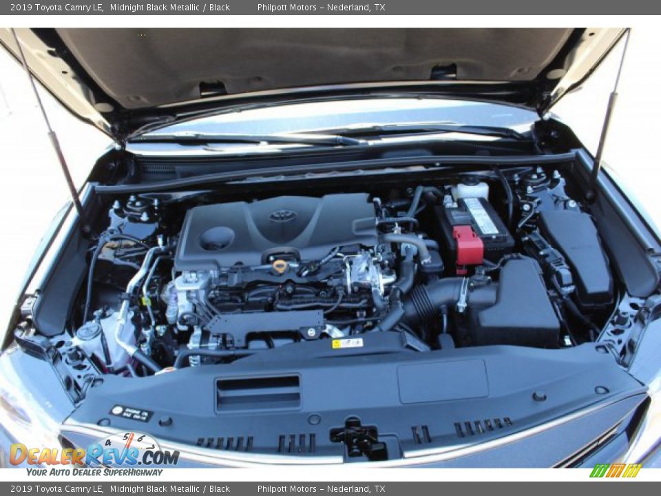 2019 Toyota Camry LE Midnight Black Metallic / Black Photo #24