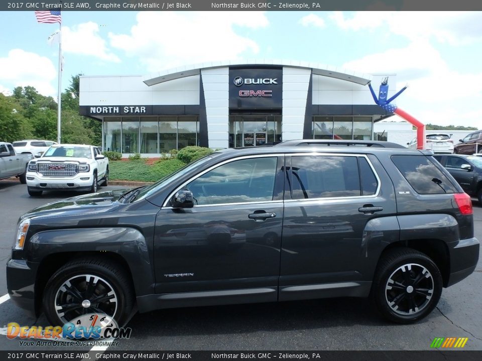 2017 GMC Terrain SLE AWD Graphite Gray Metallic / Jet Black Photo #1