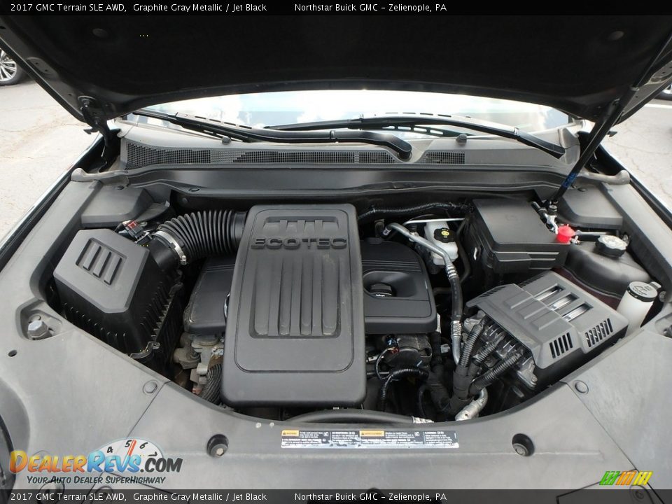 2017 GMC Terrain SLE AWD Graphite Gray Metallic / Jet Black Photo #2