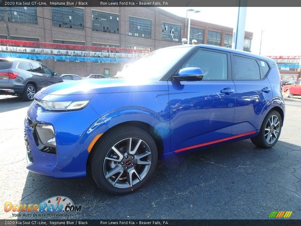 2020 Kia Soul GT-Line Neptune Blue / Black Photo #7