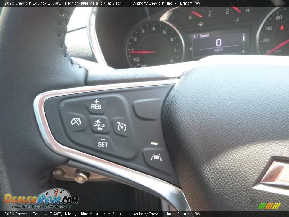 2020 Chevrolet Equinox LT AWD Midnight Blue Metallic / Jet Black Photo #20