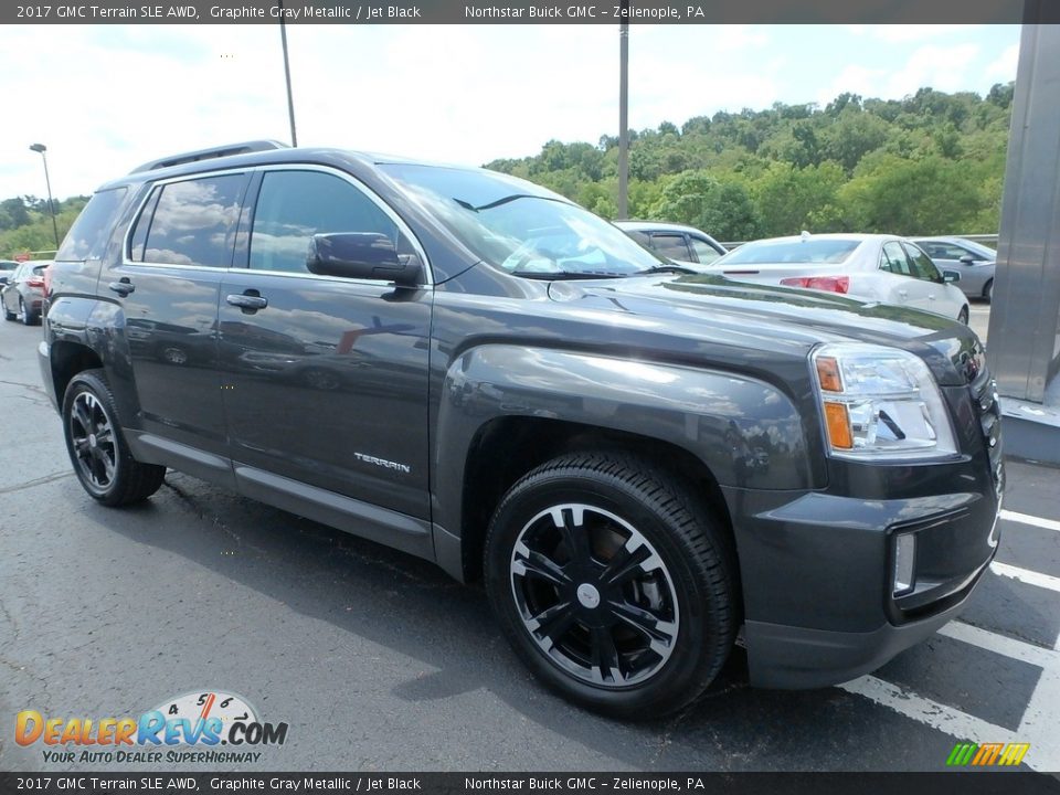 2017 GMC Terrain SLE AWD Graphite Gray Metallic / Jet Black Photo #4