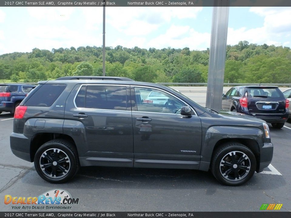 2017 GMC Terrain SLE AWD Graphite Gray Metallic / Jet Black Photo #5