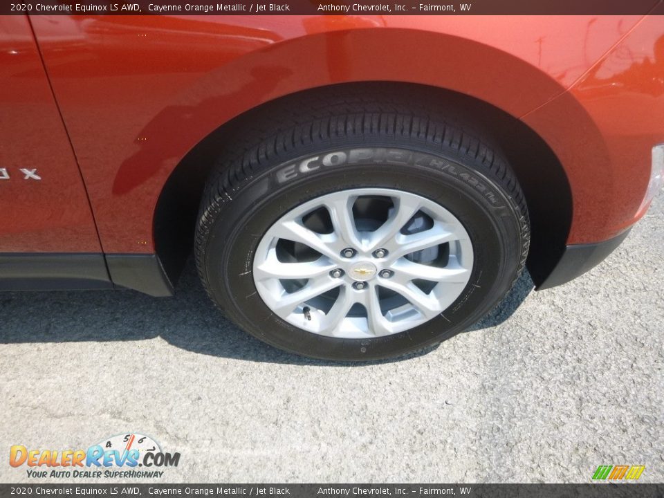 2020 Chevrolet Equinox LS AWD Cayenne Orange Metallic / Jet Black Photo #2