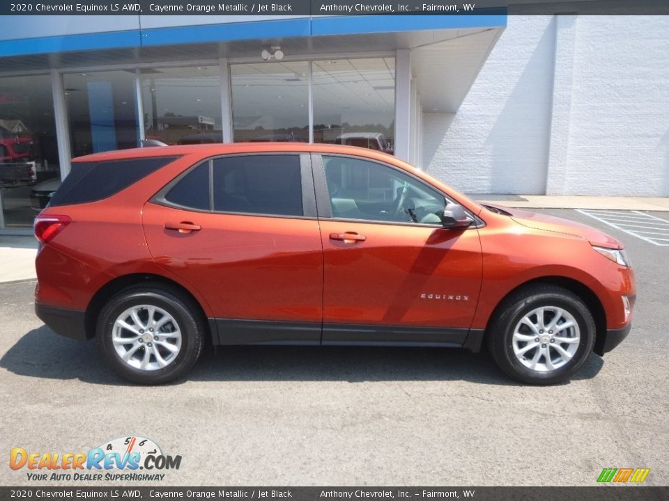2020 Chevrolet Equinox LS AWD Cayenne Orange Metallic / Jet Black Photo #3