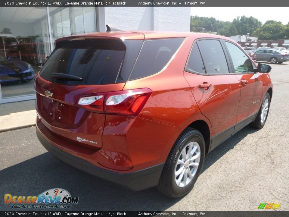 2020 Chevrolet Equinox LS AWD Cayenne Orange Metallic / Jet Black Photo #4