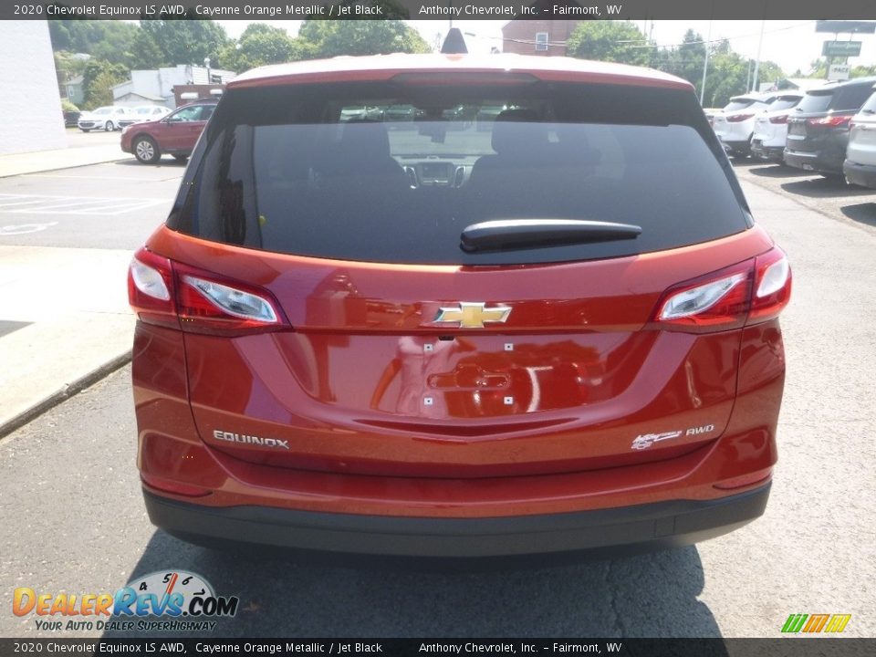2020 Chevrolet Equinox LS AWD Cayenne Orange Metallic / Jet Black Photo #5