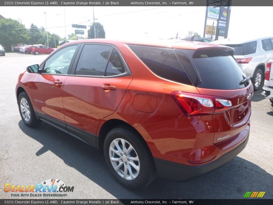 2020 Chevrolet Equinox LS AWD Cayenne Orange Metallic / Jet Black Photo #6