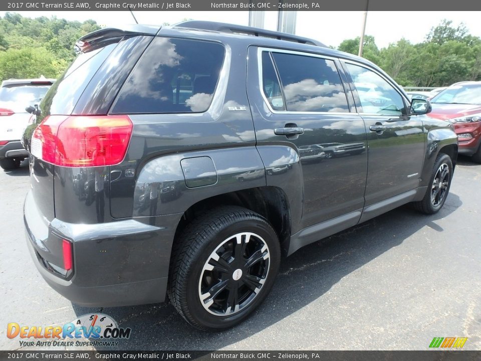 2017 GMC Terrain SLE AWD Graphite Gray Metallic / Jet Black Photo #9