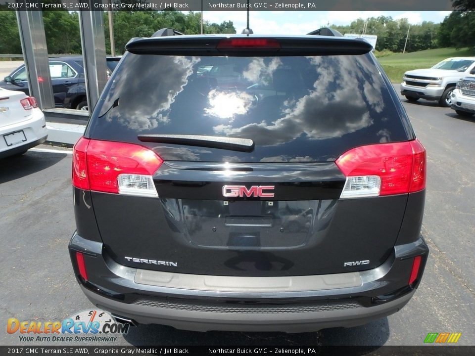 2017 GMC Terrain SLE AWD Graphite Gray Metallic / Jet Black Photo #10