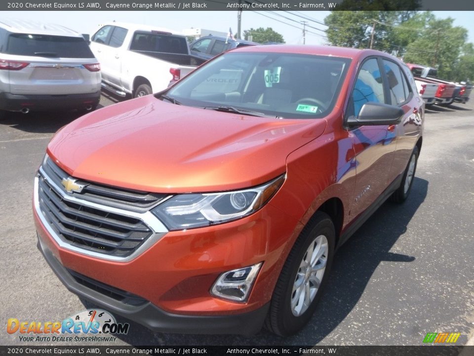 2020 Chevrolet Equinox LS AWD Cayenne Orange Metallic / Jet Black Photo #8