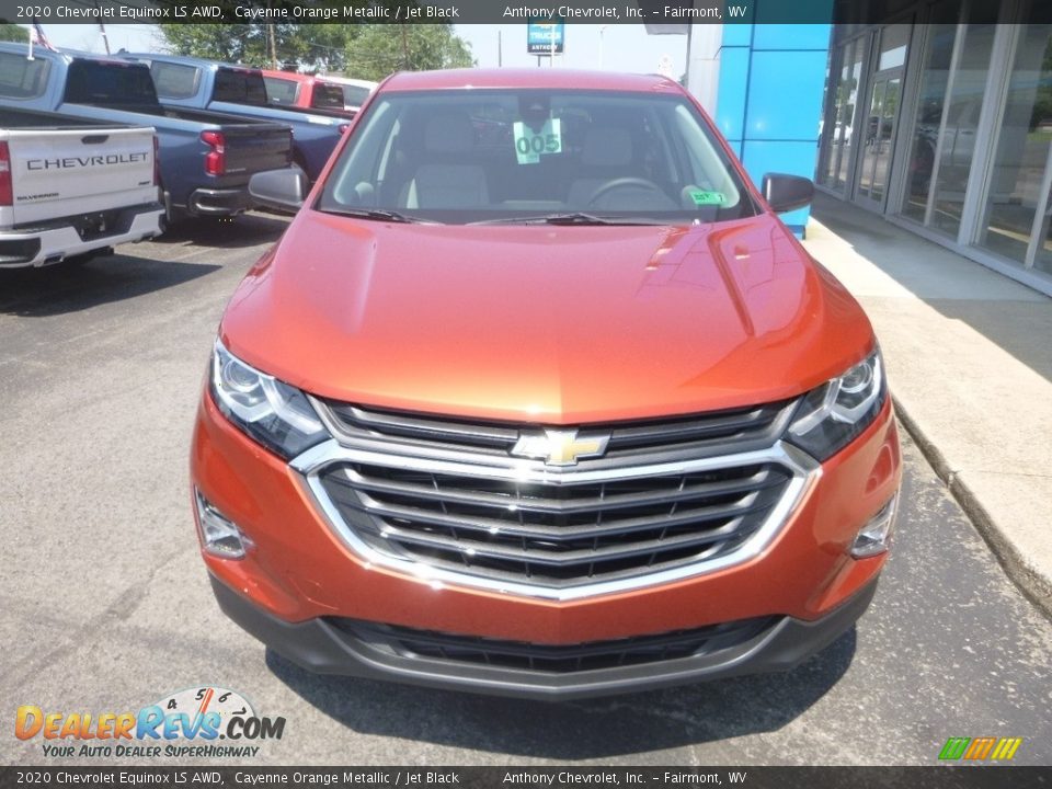2020 Chevrolet Equinox LS AWD Cayenne Orange Metallic / Jet Black Photo #9