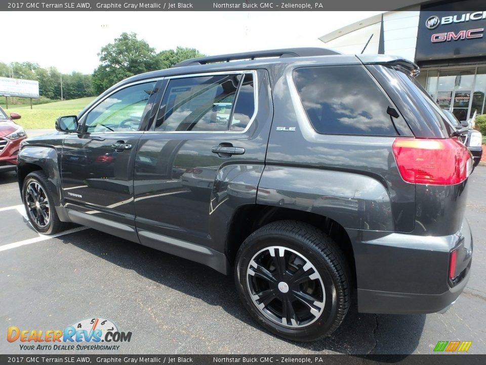 2017 GMC Terrain SLE AWD Graphite Gray Metallic / Jet Black Photo #12