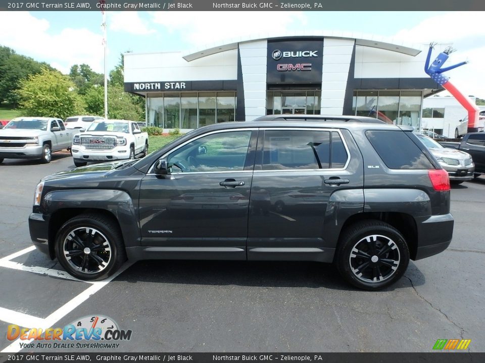 2017 GMC Terrain SLE AWD Graphite Gray Metallic / Jet Black Photo #13