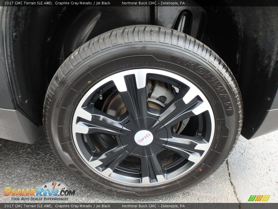2017 GMC Terrain SLE AWD Graphite Gray Metallic / Jet Black Photo #14