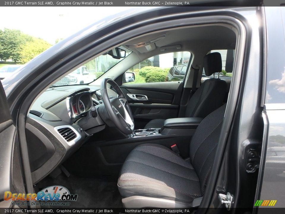 2017 GMC Terrain SLE AWD Graphite Gray Metallic / Jet Black Photo #16