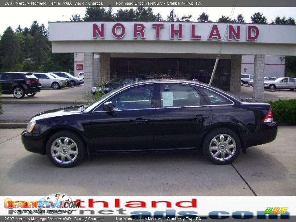 2007 Mercury Montego Premier AWD Black / Charcoal Photo #1