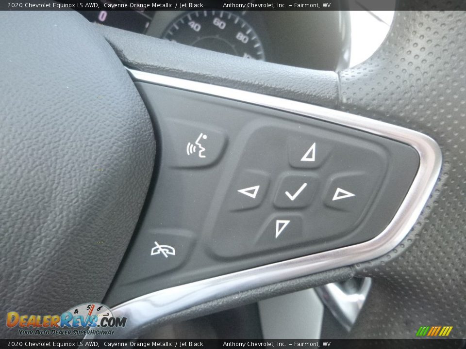 2020 Chevrolet Equinox LS AWD Cayenne Orange Metallic / Jet Black Photo #18