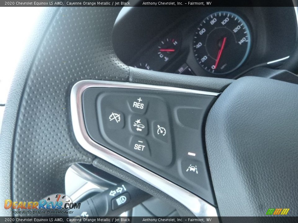 2020 Chevrolet Equinox LS AWD Cayenne Orange Metallic / Jet Black Photo #19