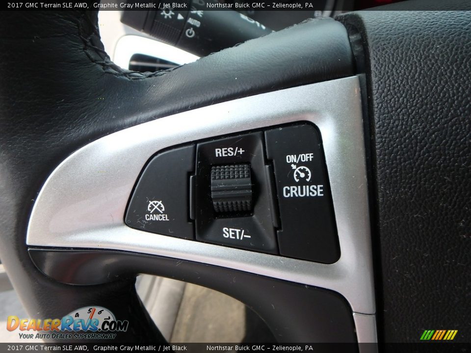 2017 GMC Terrain SLE AWD Graphite Gray Metallic / Jet Black Photo #24