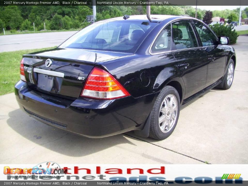 2007 Mercury Montego Premier AWD Black / Charcoal Photo #4