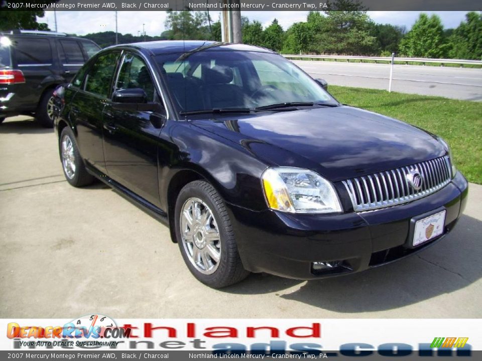 2007 Mercury Montego Premier AWD Black / Charcoal Photo #5