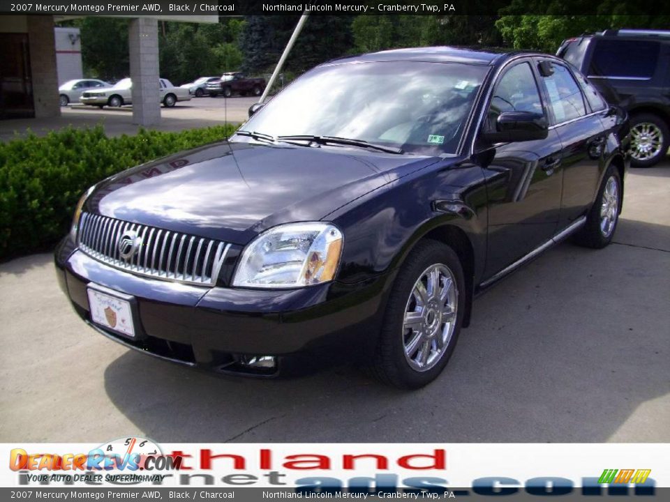 2007 Mercury Montego Premier AWD Black / Charcoal Photo #7