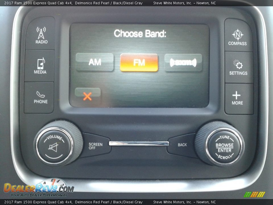 2017 Ram 1500 Express Quad Cab 4x4 Delmonico Red Pearl / Black/Diesel Gray Photo #19