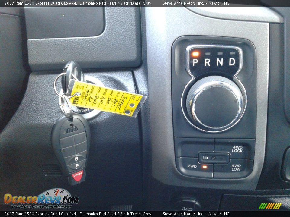 2017 Ram 1500 Express Quad Cab 4x4 Delmonico Red Pearl / Black/Diesel Gray Photo #20