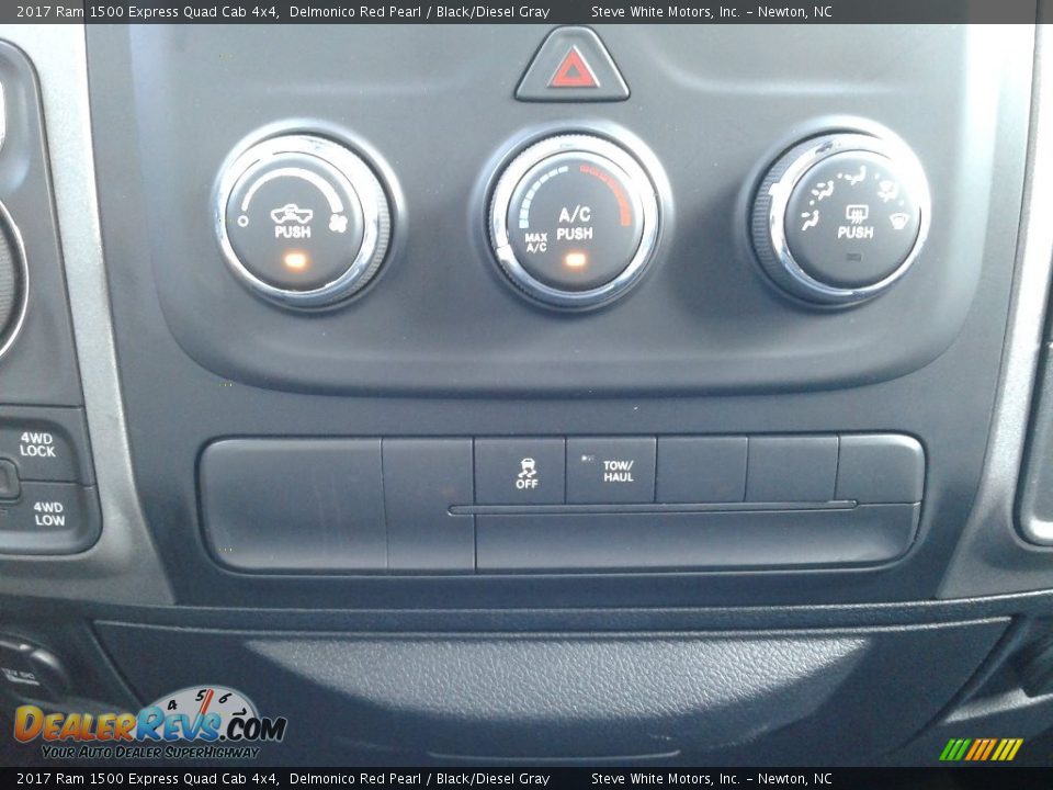 2017 Ram 1500 Express Quad Cab 4x4 Delmonico Red Pearl / Black/Diesel Gray Photo #21