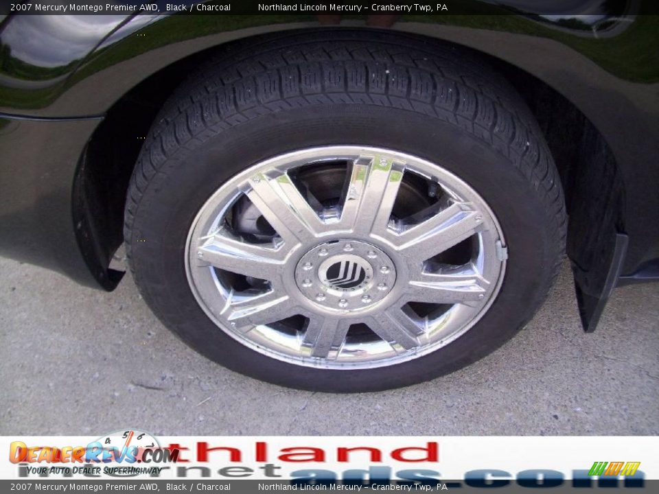 2007 Mercury Montego Premier AWD Black / Charcoal Photo #8