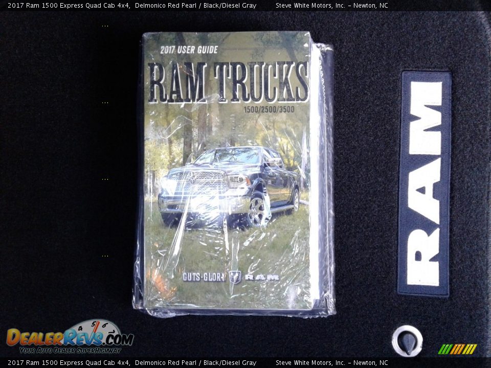 2017 Ram 1500 Express Quad Cab 4x4 Delmonico Red Pearl / Black/Diesel Gray Photo #27