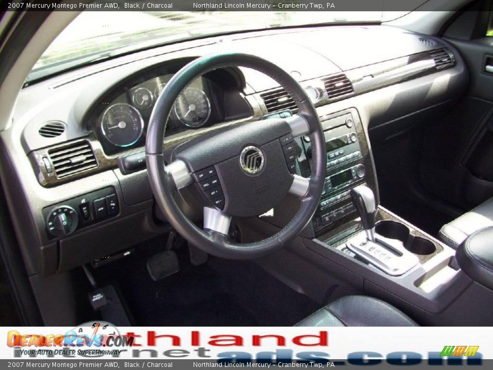 2007 Mercury Montego Premier AWD Black / Charcoal Photo #10