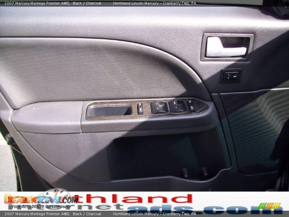2007 Mercury Montego Premier AWD Black / Charcoal Photo #11