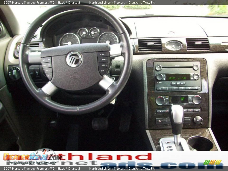 2007 Mercury Montego Premier AWD Black / Charcoal Photo #13